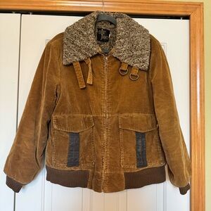 Corduroy Trucker Jacket Bomber Men's size 42 Vintage Sir Jac